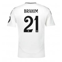 Fotbalové Dres Real Madrid Brahim Diaz #21 Domácí 2024-25 Krátký Rukáv